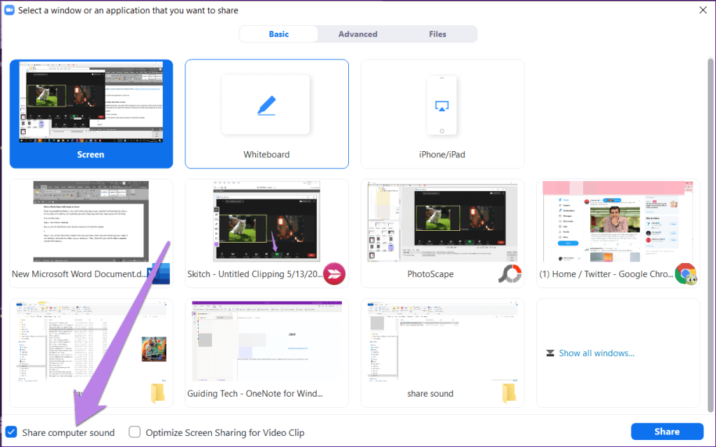 Cách chia sẻ video có âm thanh khi thu phóng, Microsoft Teams và Google Meet