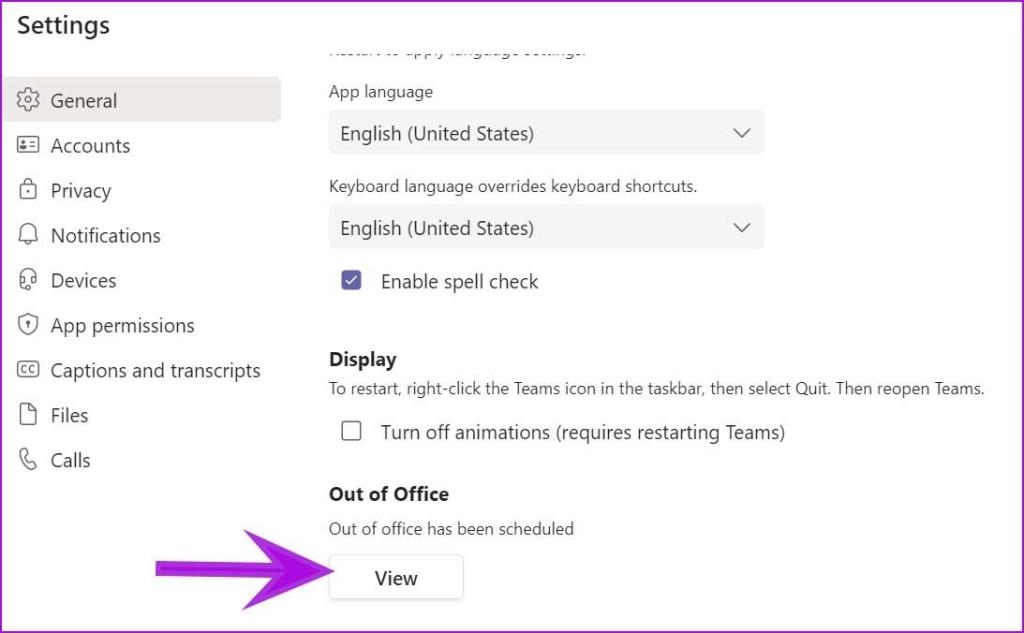 Cách thiết lập thông báo không có mặt trong Office trong Microsoft Teams