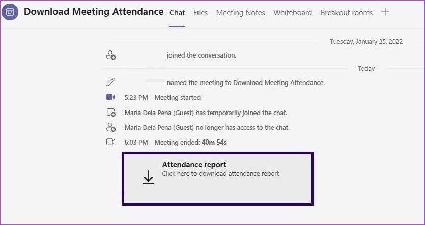 Cách tải xuống tính năng Tham dự cuộc họp trên Microsoft Teams