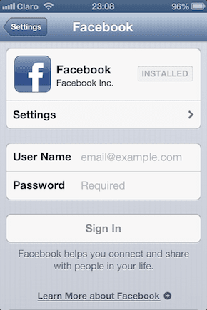 iOS 6: Tweet, đăng lên Facebook từ Trung tâm thông báo