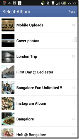 Cách thêm ảnh vào album Facebook hiện có từ Android