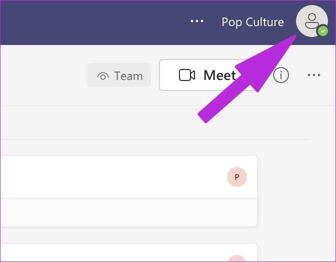 Cách thay đổi trạng thái trong Microsoft Teams