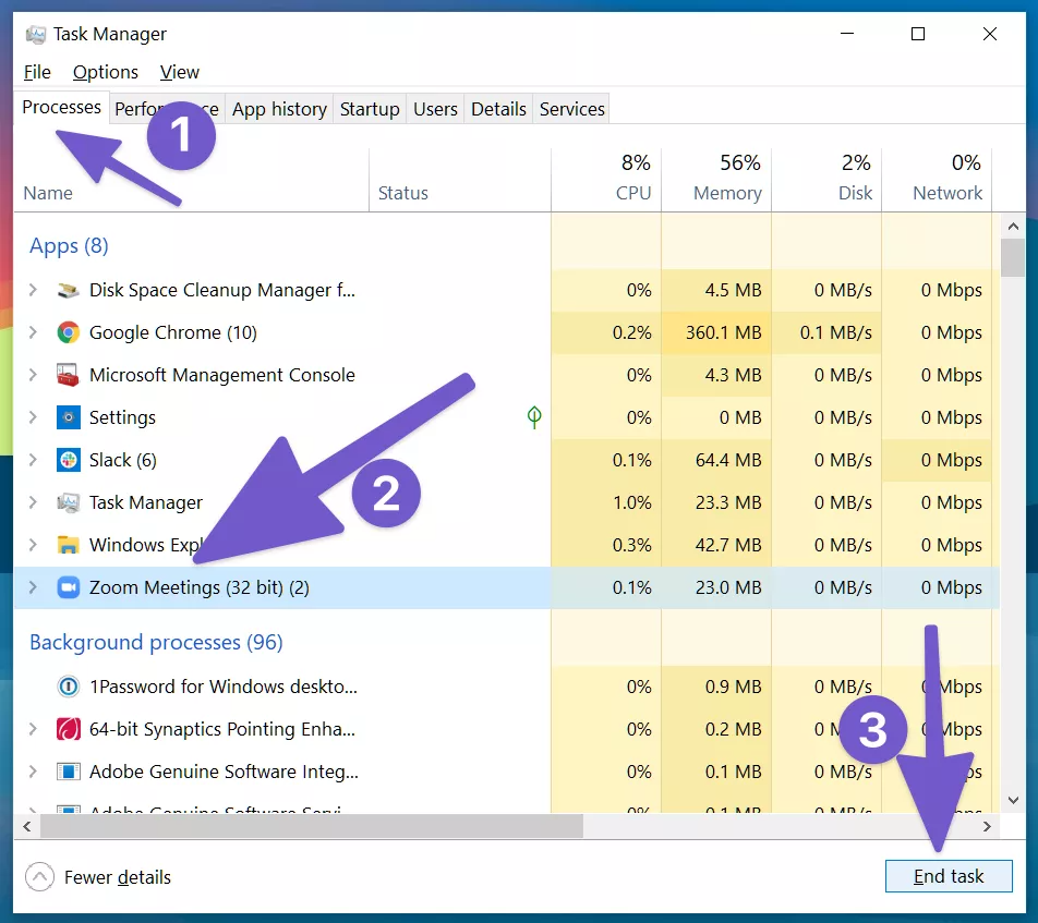 6 cách hàng đầu để sửa lỗi zoom không phản hồi trên Windows 10