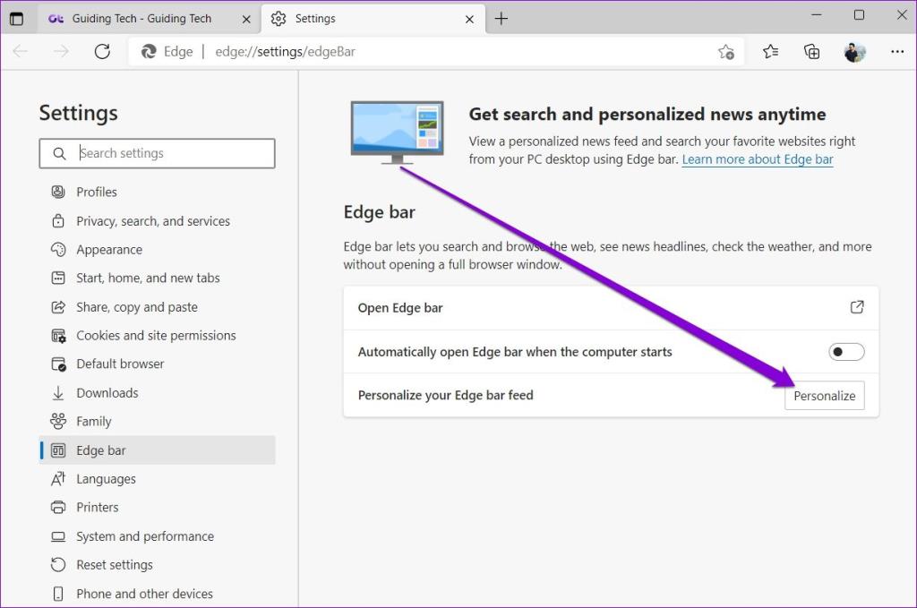 Comment Utiliser La Barre Edge Dans Microsoft Edge Sous Windows