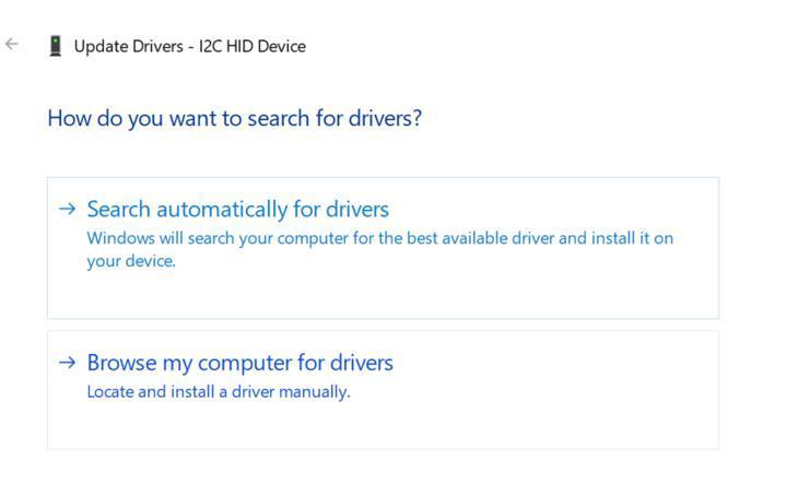 How To Fix I2C HID Device Driver Not Working On Windows 11