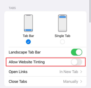 What Is Website Tinting & How to Make Your Safari Experience More Immersive