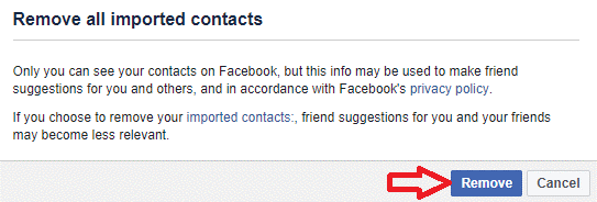 How To Delete The List Of Phone Contacts That Facebook Has