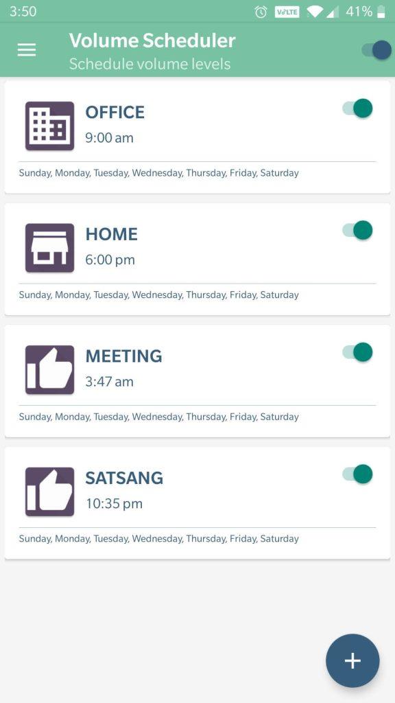 How To Schedule Volume Levels On Android?