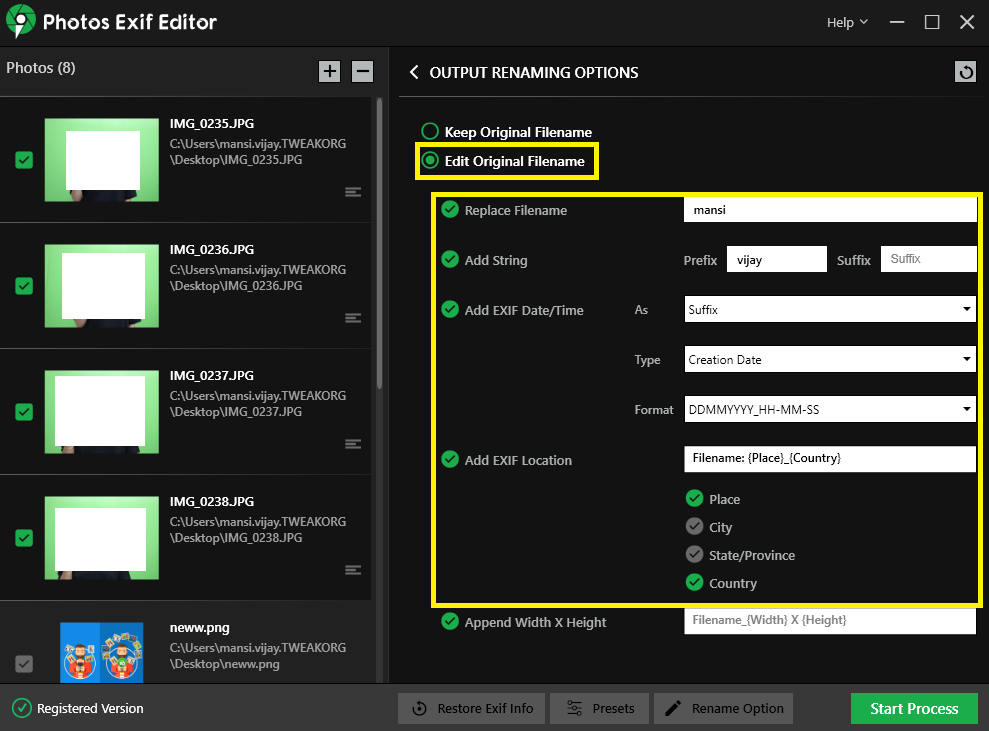 How To Batch Edit RAW Images Exif Metadata On Windows