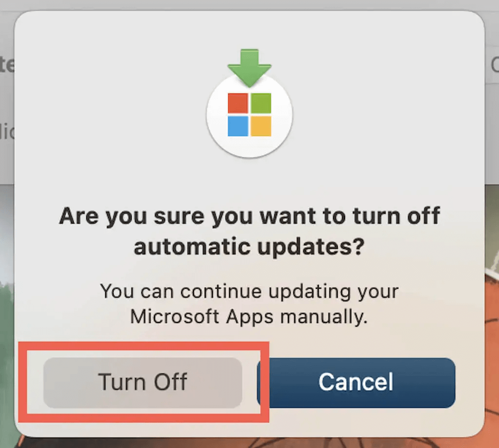 How To Stop Microsoft AutoUpdate On Mac?