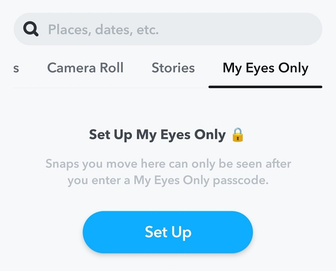 How to Change My Eyes Only Passcode on Snapchat