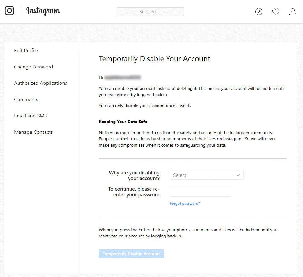 How To Delete Your Instagram Account