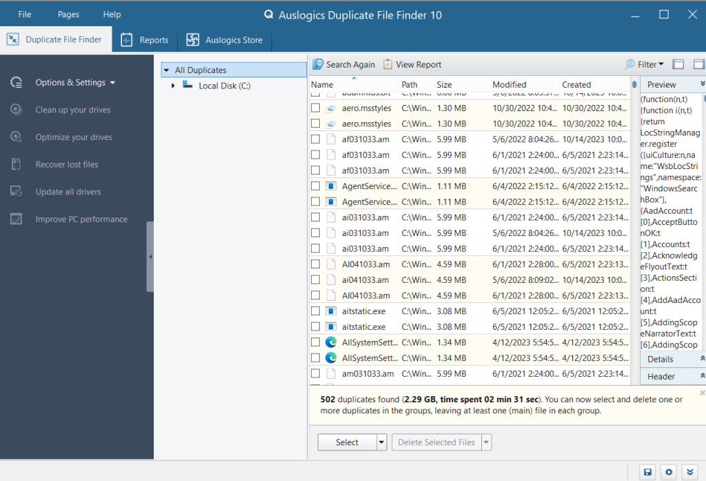 How to Find Duplicates Within ZIP Files