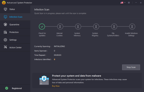 Cum să vă protejați computerul de programe malware utilizând Advanced System Protector