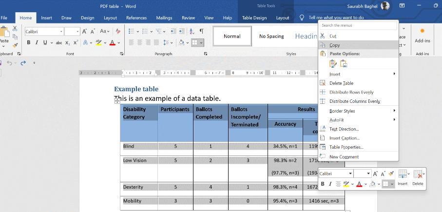 How To Convert An Excel Table From A PDF?