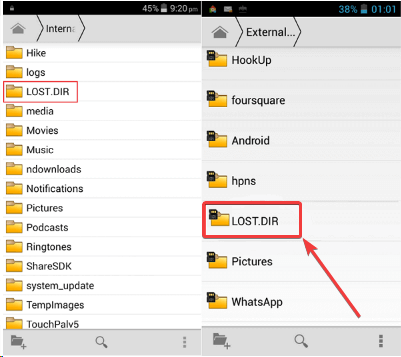 How To Restore Files From LOST.DIR Folder On Android?