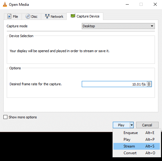 How to Record Your Screen With VLC Media Player On Windows 10, 8 and 7