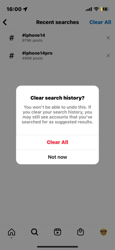 Refresh your Instagram Feed: 5 Ways to Clear Your Instagram Search History