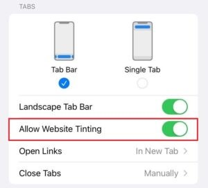 What Is Website Tinting & How to Make Your Safari Experience More Immersive