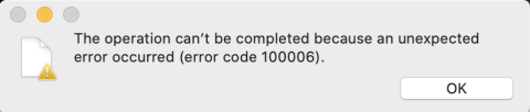 Как решить код ошибки Mac 100006: простые и быстрые решения