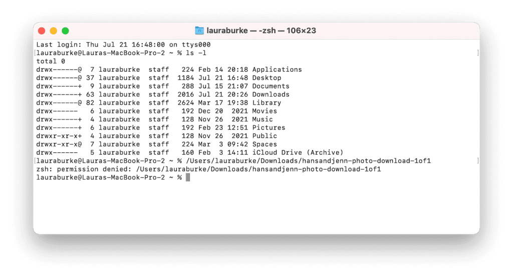 How to Fix Zsh: Permission Denied in the Terminal on Mac