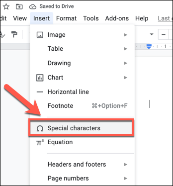 Comment ajouter des formes dans Google Docs