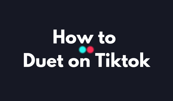 如何在 Tiktok 上二重奏