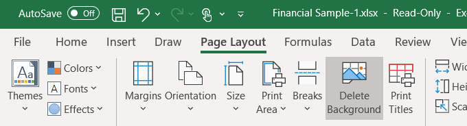 Cara Menambah dan Mencetak Imej Latar Belakang Excel