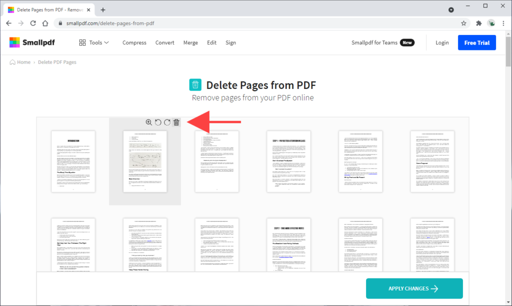 Cómo eliminar páginas individuales de un archivo PDF