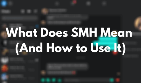 SMH の意味 (およびその使用方法)