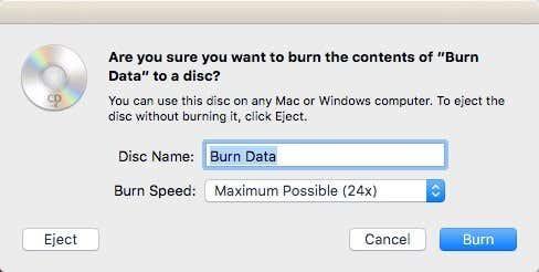 Mac에서 DVD를 굽는 방법