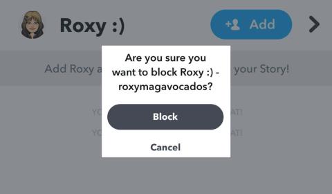 Wat gebeurt er als je iemand op Snapchat blokkeert?