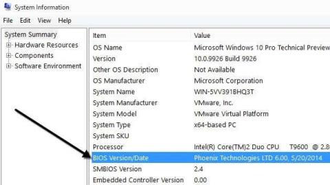 コンピュータで BIOS バージョンを確認する方法