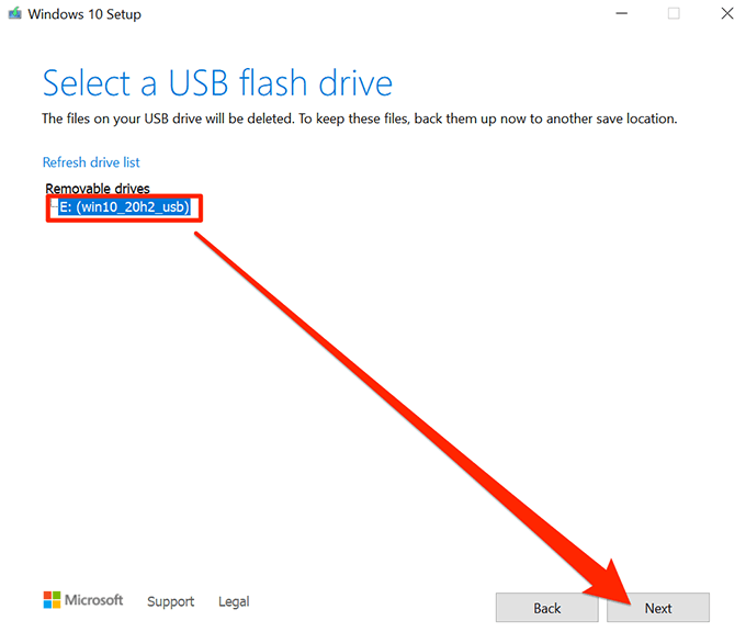 Windows 10 の起動可能な USB 回復ドライブを作成する方法