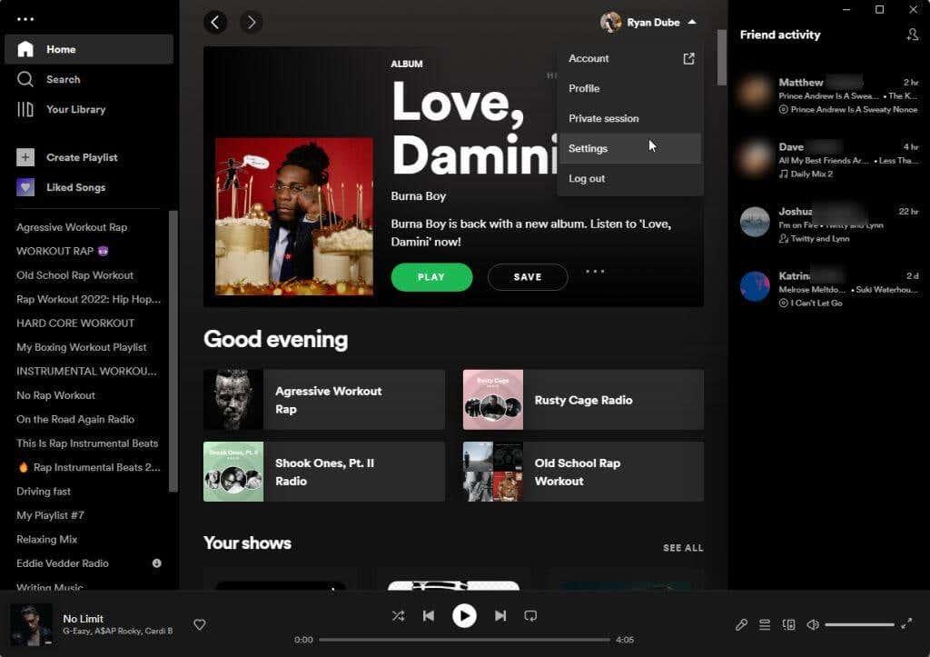 Cómo ver la actividad de tus amigos en Spotify