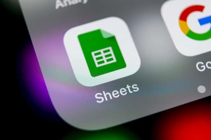 De vervolgkeuzelijsten van Google Spreadsheets gebruiken