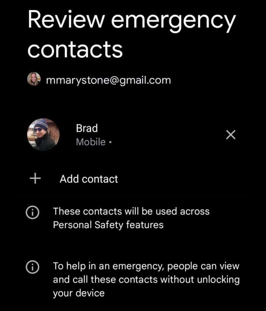 Google の Personal Safety アプリの使用方法