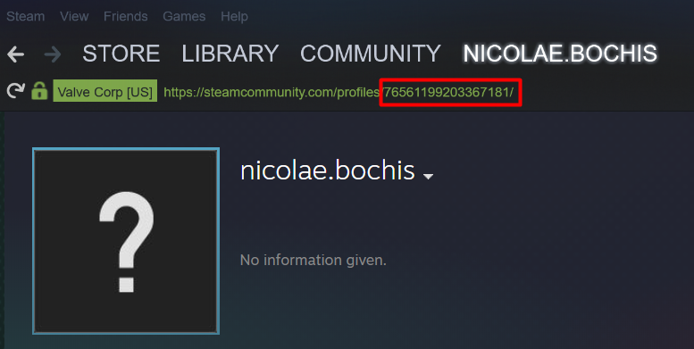 كيف تجد معرف Steam الخاص بك