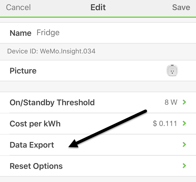 如何將 WeMo 能源使用數據導出到 Excel