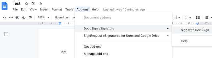 Come inserire una firma in Google Documenti