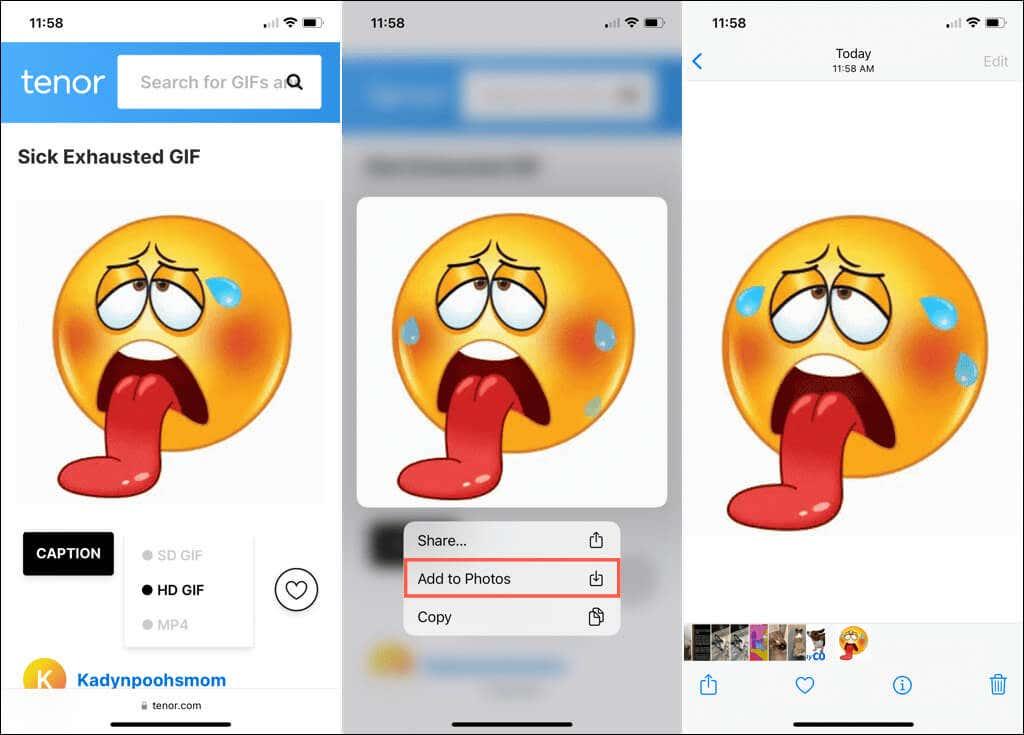 Cum să salvați GIF-uri animate pe mobil și computer