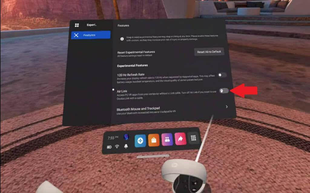 Cum se configurează Air Link pe Oculus Quest 2