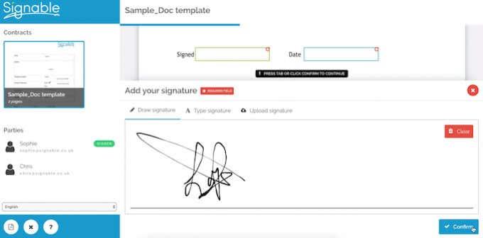 Een handtekening invoegen in Google Documenten