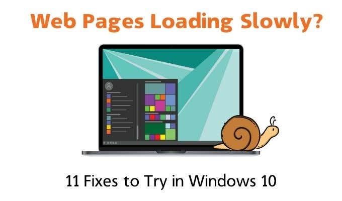Paginile Web se încarcă lent?  11 remedieri de încercat în Windows 10