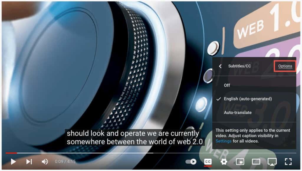 วิธีใช้การแปลอัตโนมัติและคำบรรยายสำหรับวิดีโอ YouTube