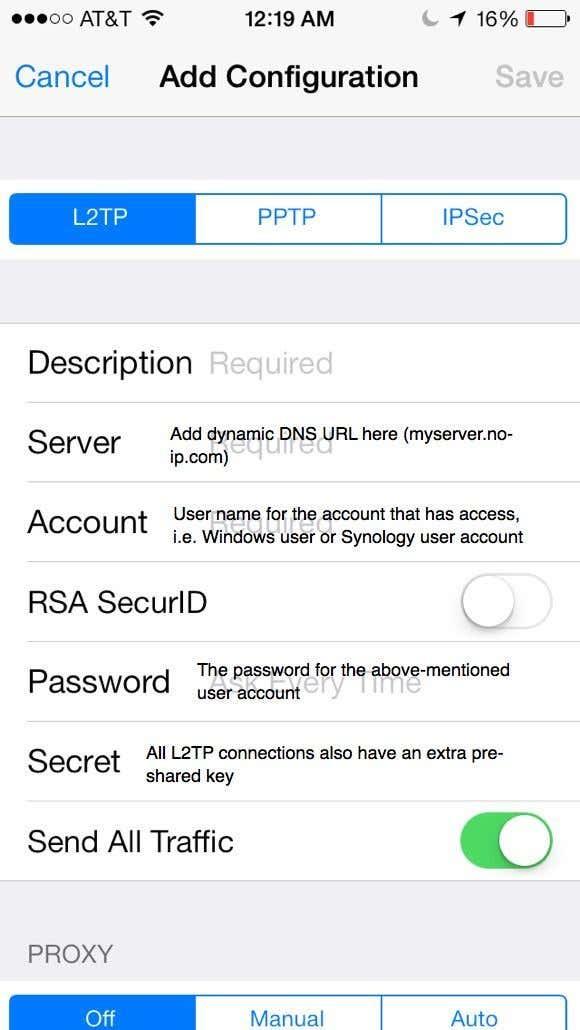 暗号化された VPN を介してすべての iPhone トラフィックを渡す方法