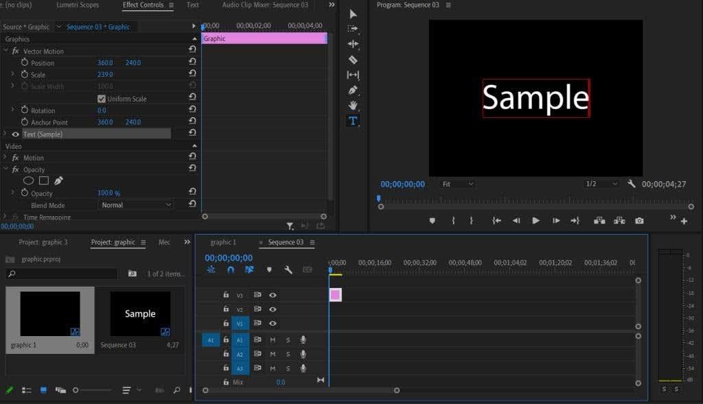 Cum să animați graficele în Adobe Premiere Pro