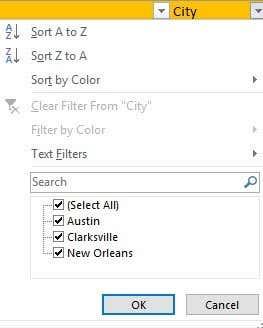 Cara Menapis Data dalam Excel