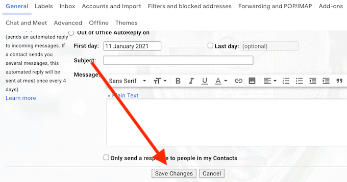 Come annullare l'invio di un'e-mail in Gmail