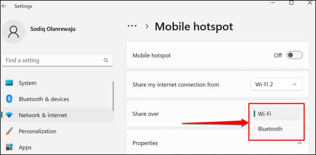 วิธีแชร์การเชื่อมต่อเครือข่าย Wi-Fi ใน Windows 11